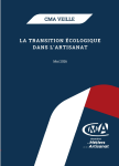 La transition écologique dans l'artisanat